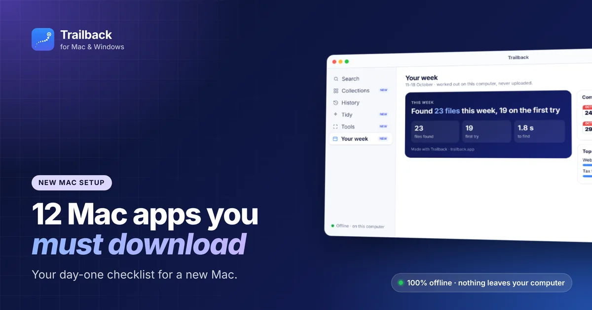 A checklist of Mac apps you must download on a new Mac