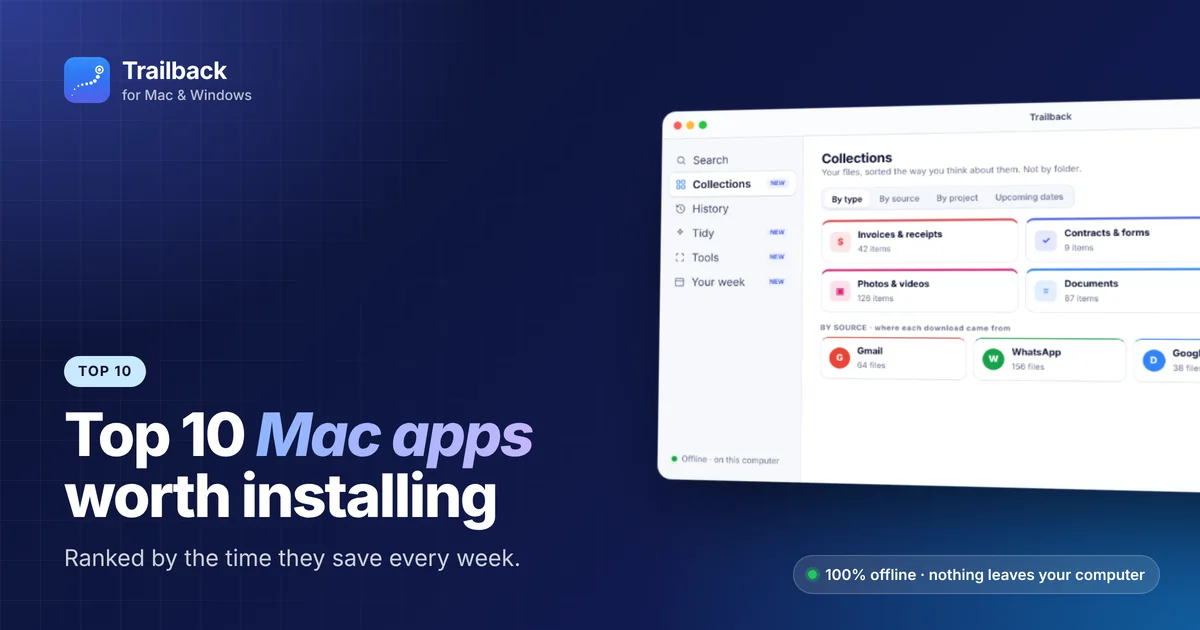 Top 10 Mac apps for 2026, ranked