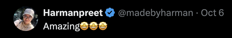 Harmanpreet (@madebyharman) on X: Amazing 🤩🤩🤩